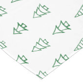 kerstboom korte tafelloper (Hoek)