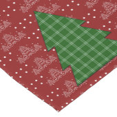kerstboom korte tafelloper (Hoek)
