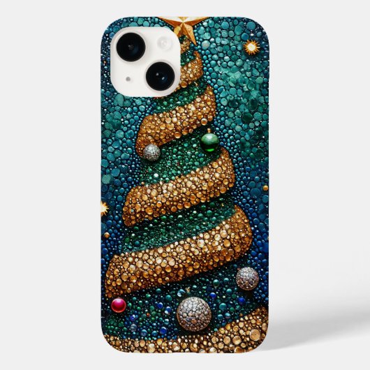 Kerstboom kunst Case-Mate iPhone case (Achterkant)