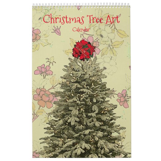 Kerstboom kunstjaar rond de kalender (Hoes)