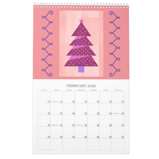 Kerstboom kunstjaar rond de kalender (Feb 2026)