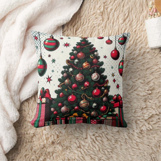 kerstboom kussen (Deken)