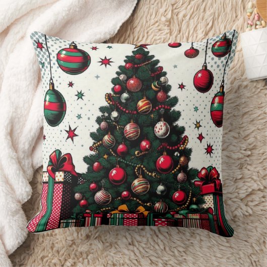 kerstboom kussen (Deken)