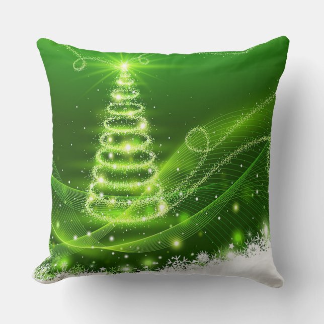 kerstboom kussen (Voorkant)