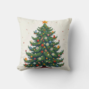 Kerstboom kussen kussen kneuzing