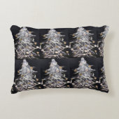 **KERSTBOOM KUSSEN** MET ZWARTE ACHTERKANT ACCENT KUSSEN (Voorkant)