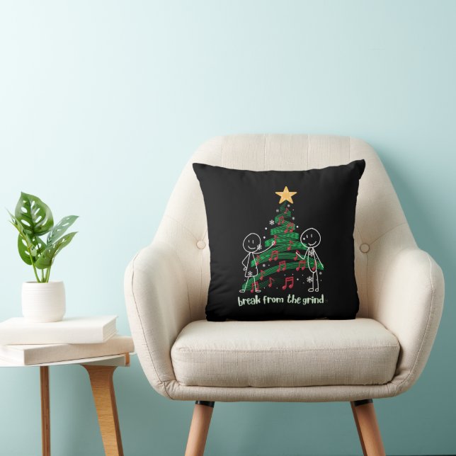 Kerstboom Kussen Versieren (Stoel)