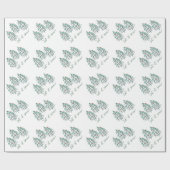 Kerstboom - Laat het sneeuwen Cadeaupapier (Vlak)