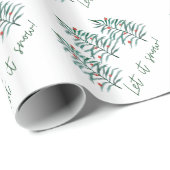 Kerstboom - Laat het sneeuwen Cadeaupapier (Rol Hoek)