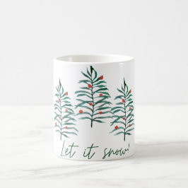 Kerstboom - Laat het sneeuwen Koffiemok