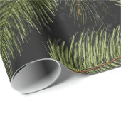 Kerstboom laat zwarte kerst achter cadeaupapier (Rol Hoek)