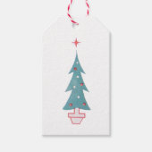 kerstboom Label 1950 Cadeaulabel (Voorkant)