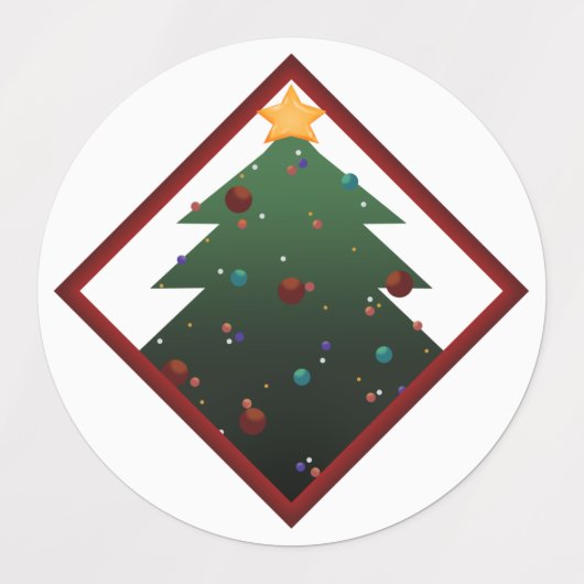 kerstboom labels (Design 1)