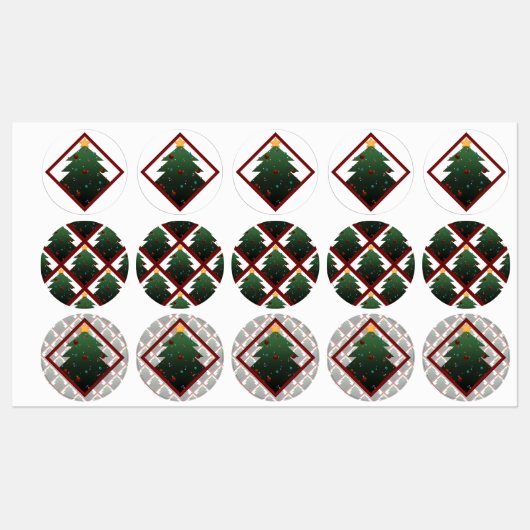 kerstboom labels (Vel)