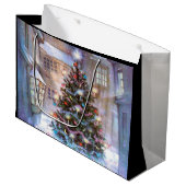 kerstboom  large cadeautasje (Voorkant Gekanteld)