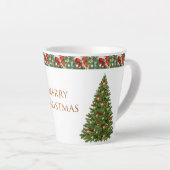 Kerstboom Latte Mok (Rechterhoek)