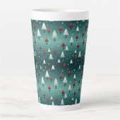 Kerstboom latte Mok (Voorkant)