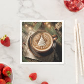 Kerstboom latte servet (Insitu)