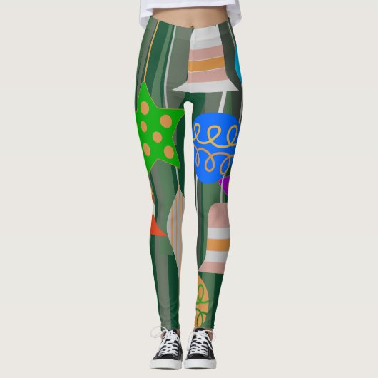 kerstboom leggings (Voorkant)