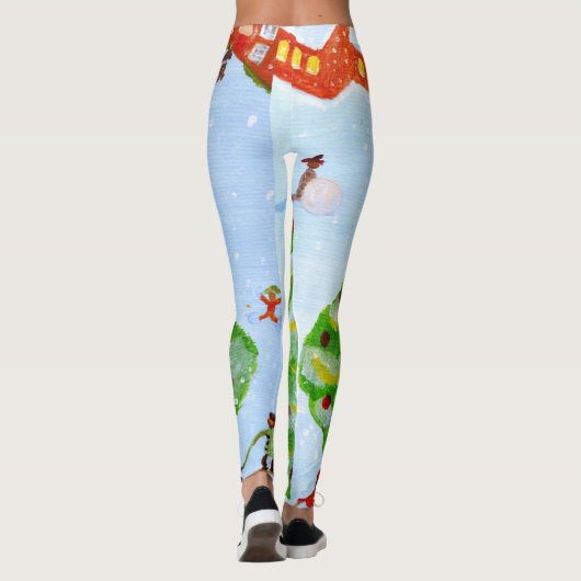 Kerstboom leggings (Achterkant)