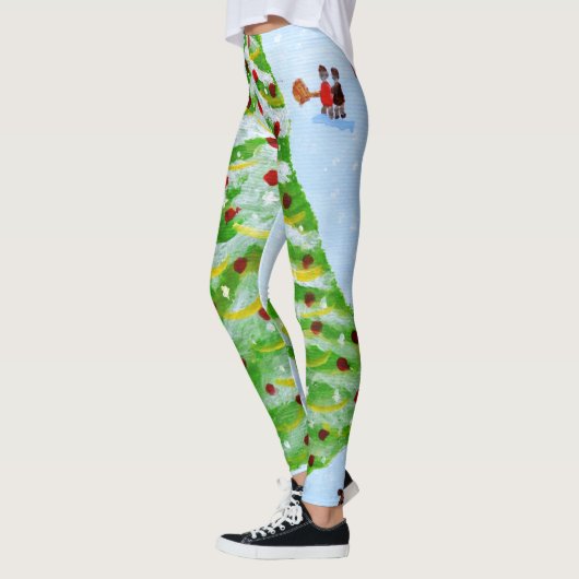 Kerstboom leggings (Links)