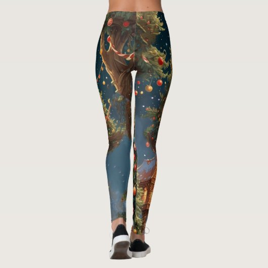 kerstboom leggings (Achterkant)