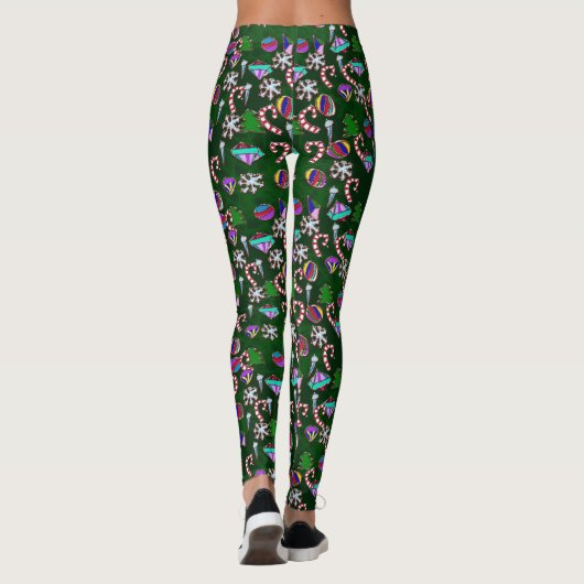 Kerstboom Leggings (Achterkant)
