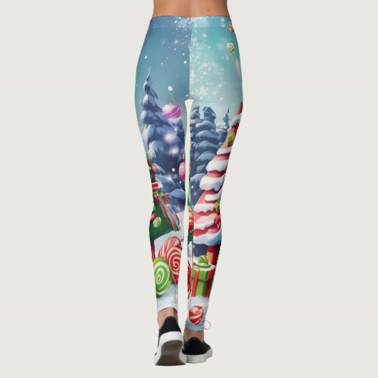 kerstboom leggings (Achterkant)