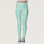 Kerstboom Leggings afwisselend boompatroon (Voorkant)