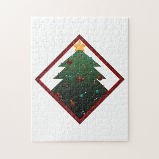 kerstboom legpuzzel (Verticaal)