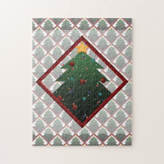 kerstboom legpuzzel (Verticaal)