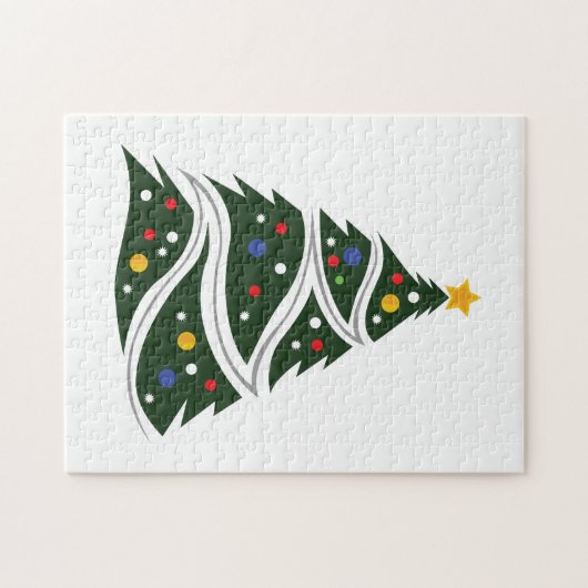 kerstboom legpuzzel (Horizontaal)