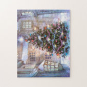 kerstboom  legpuzzel (Verticaal)