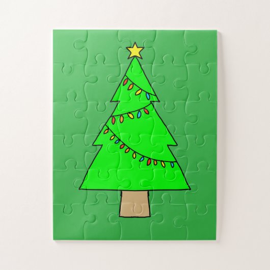 Kerstboom Legpuzzel (Verticaal)