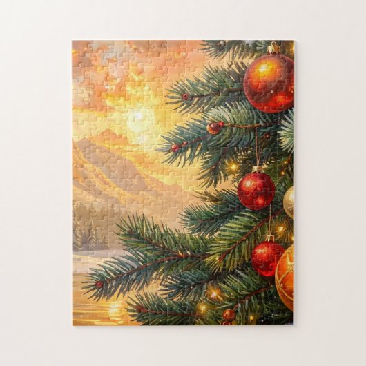 kerstboom legpuzzel (Verticaal)