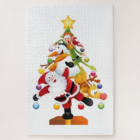 kerstboom legpuzzel (Verticaal)