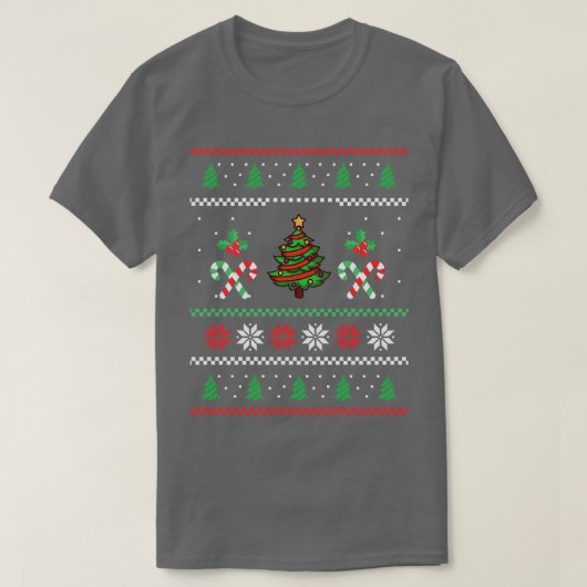Kerstboom Lelijke Kerstmis 2 T-shirt (Design voorkant)