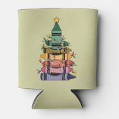 Kerstboom Leraar Life Gift Onderwijs Blikjeskoeler (Voorkant)