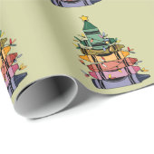 Kerstboom Leraar Life Gift Onderwijs Cadeaupapier (Rol Hoek)