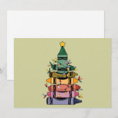 Kerstboom Leraar Life Gift Onderwijs Feestdagenkaart (Voorkant / Achterkant)