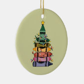 Kerstboom Leraar Life Gift Onderwijs Keramisch Ornament (Rechts)