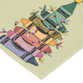 Kerstboom Leraar Life Gift Onderwijs Korte Tafelloper (Hoek)