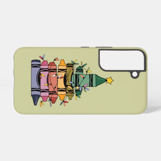 Kerstboom Leraar Life Gift Onderwijs Samsung Galaxy Hoesje (Achterkant horizontaal)