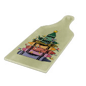 Kerstboom Leraar Life Gift Onderwijs Snijplank (Hoek)