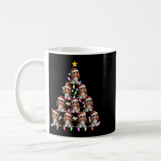Kerstboom Licht Santa Cavalier King Charles S Koffiemok (Links)