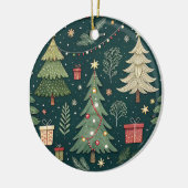 Kerstboom Lichtjes | Kerstversiering Keramisch Ornament (Links)