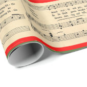 Kerstboom liedje inpakpapier (Rol Hoek)