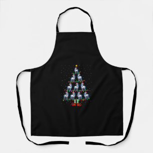 Kerstboom Lights Santa Hat ELF Eenhoorn Xmas T Schort