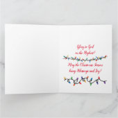 Kerstboom Lithografische kaart Vintage (Binnen)