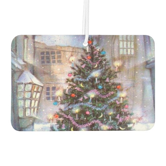 kerstboom  luchtverfrisser (Achterkant)